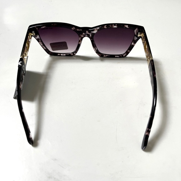 New Original TRUE RELIGION Cat Eye Tortoise Shell Sunglasses Acetate Triple Logo